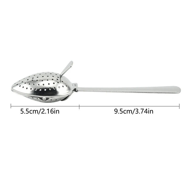 Stainless Steel Spoon Tea Infuser – Fine Mesh Loose Leaf Strainer Tea Infuser Strainer Qst Default Title