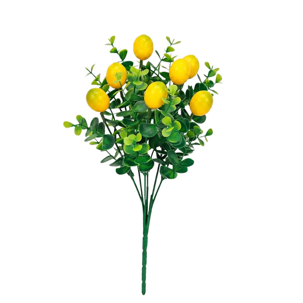Artificial Lemon Branches – Realistic Faux Plant Décor Artificial Plant Branch Qme