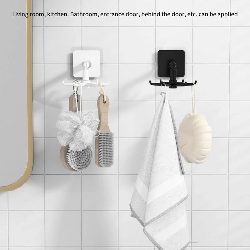 Multi-Purpose Rotating Kitchen Hook Organizer – Spoon Hanger Kitchen Utensil Hook Qme
