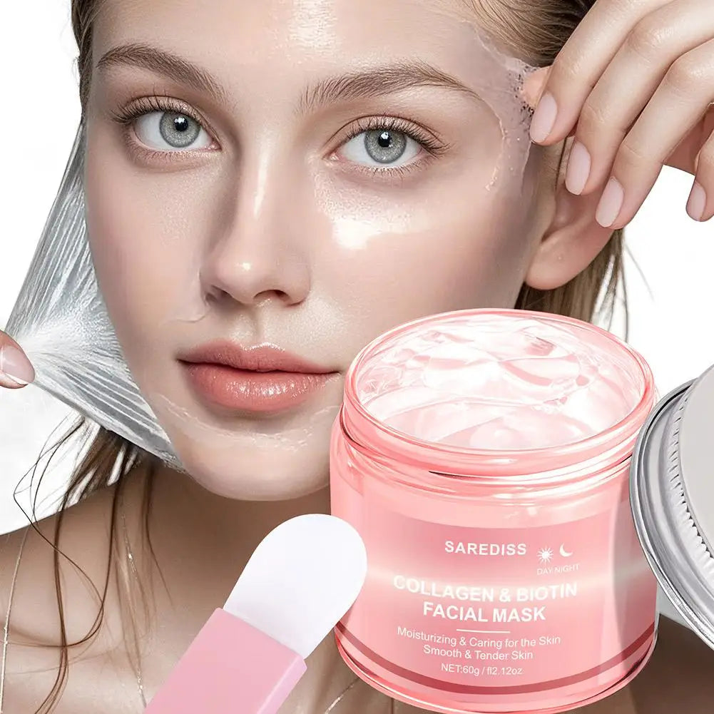 Collagen Night Wrapping Peel-Off Face Mask – Deep Hydration Overnight Face Mask Qme