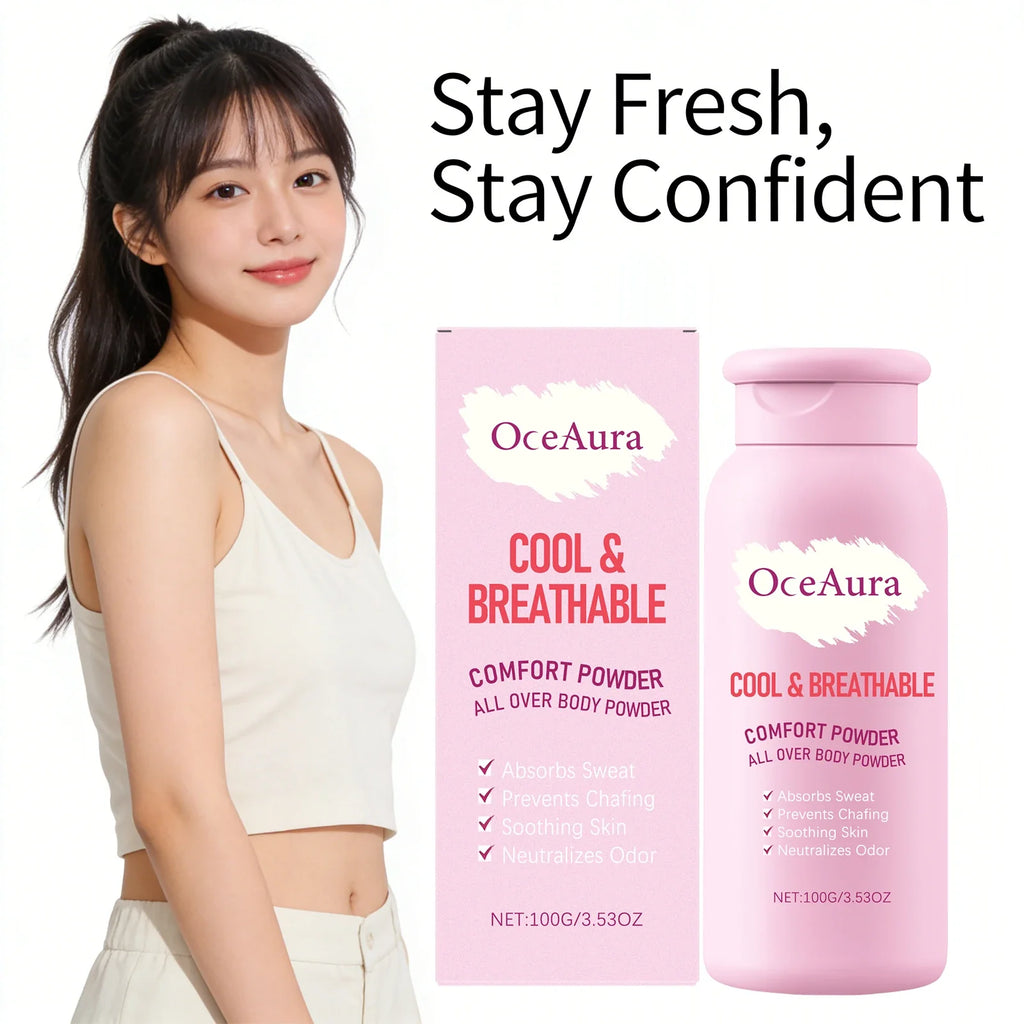 Talcum Powder – Sweat Absorption, Odor & Oil Control 100g Body Talcum Powder Qme