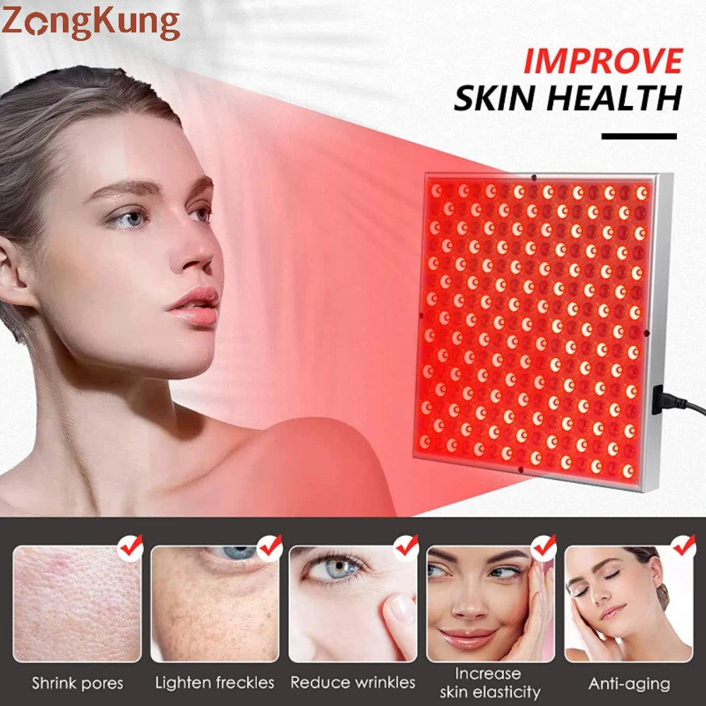 225 LED Red Light Therapy Panel 660nm 850nm – 45W Body & Skin Red Light Therapy Panel Qst