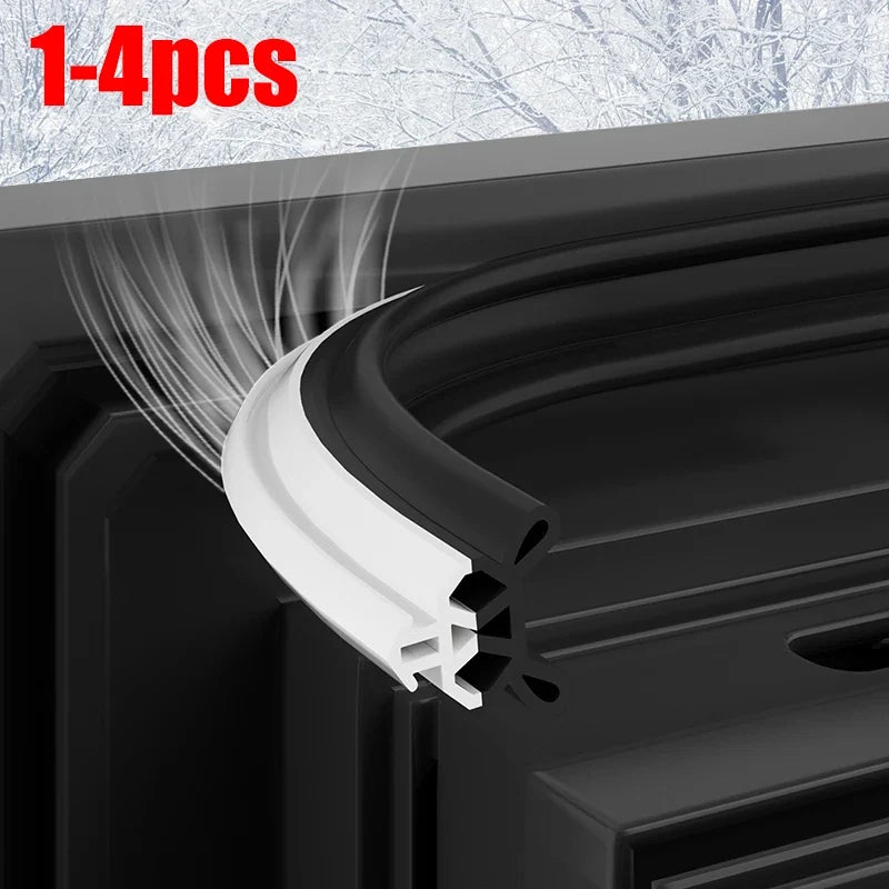 TPE Window Sealing Strip 4M Roll – Draft Stopper Weatherstrip Weatherstrip Seal Qme