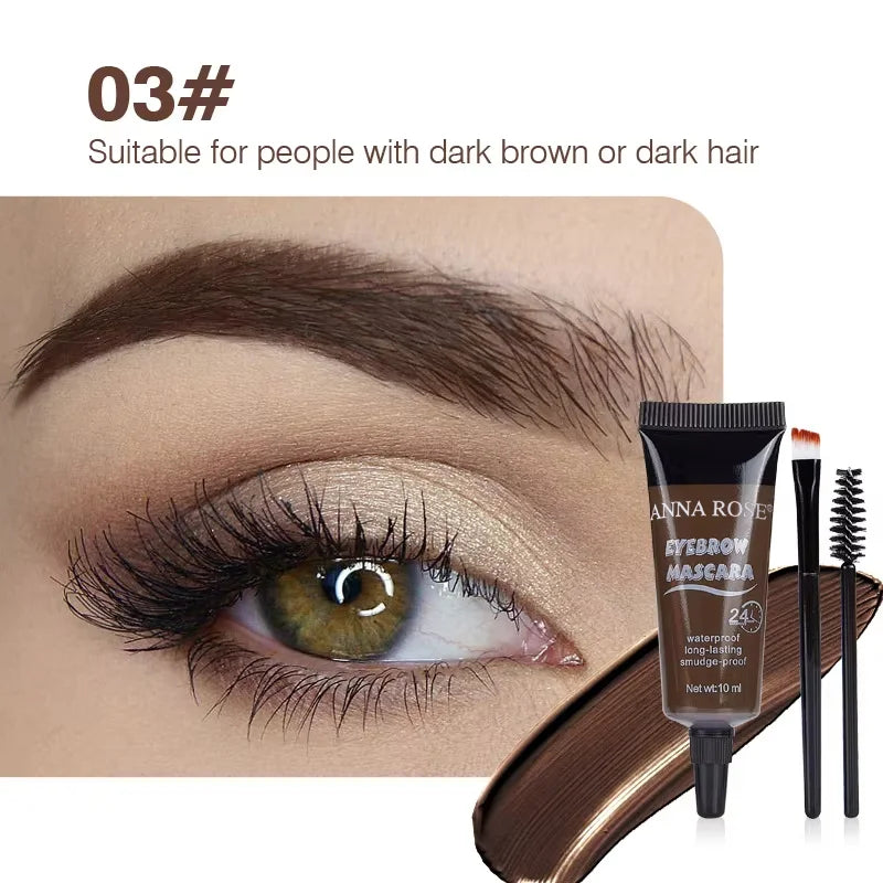 Waterproof 3D Eyebrow Tint Cream – Long-Lasting Brow Dye Eyebrow Tint Cream Qme ANNA-KL601-03