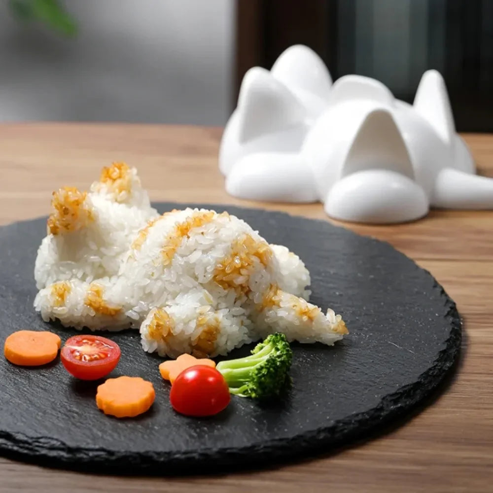 Cat Onigiri Molds – Kids Rice Ball & Mashed Potato Shaper Food Shaping Mold Qme