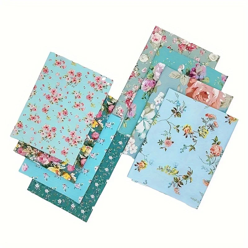 Floral Twill Patchwork Fabric – DIY Cotton Sewing & Quilting Patchwork Craft Fabric Qme