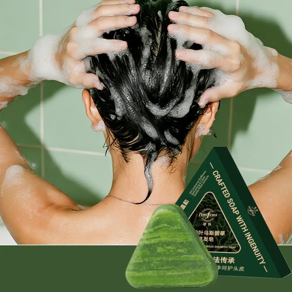 Herbal Polygonum Multiflorum Shampoo Bar – Handmade Hair Care Herbal Shampoo Bar Qme