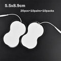 TENS Electrode Pads 5x5cm Self-Adhesive Non-Woven – 20 to 100 Pcs Electrode Replacement Pads Qst 5.5x8.9cm 20pcs