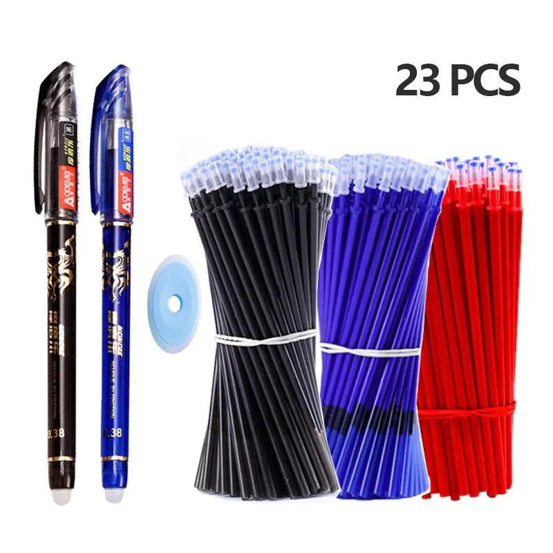 Erasable Gel Pens Set – Multi-Color Ink & Washable Handle Erasable Gel Pen Set Qme