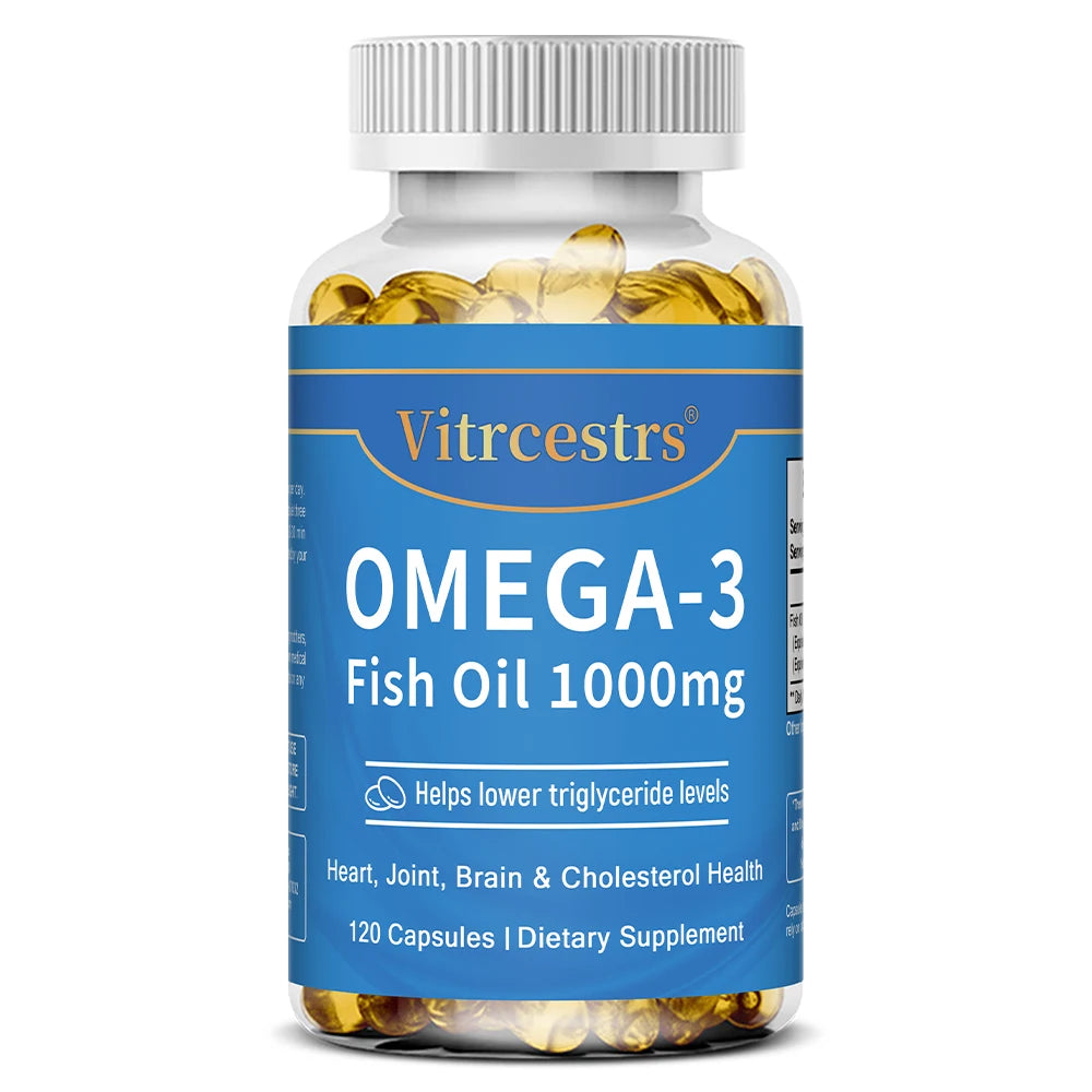 ZENVITALIZE Omega-3 Fish Oil 1300mg | EPA & DHA Supplement Omega-3 Supplement Qst 120 count-1 bottle
