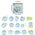 Cute Animal Stickers – Panda, Dog, Penguin & Sea Creatures Animal Sticker Pack Qme penguin