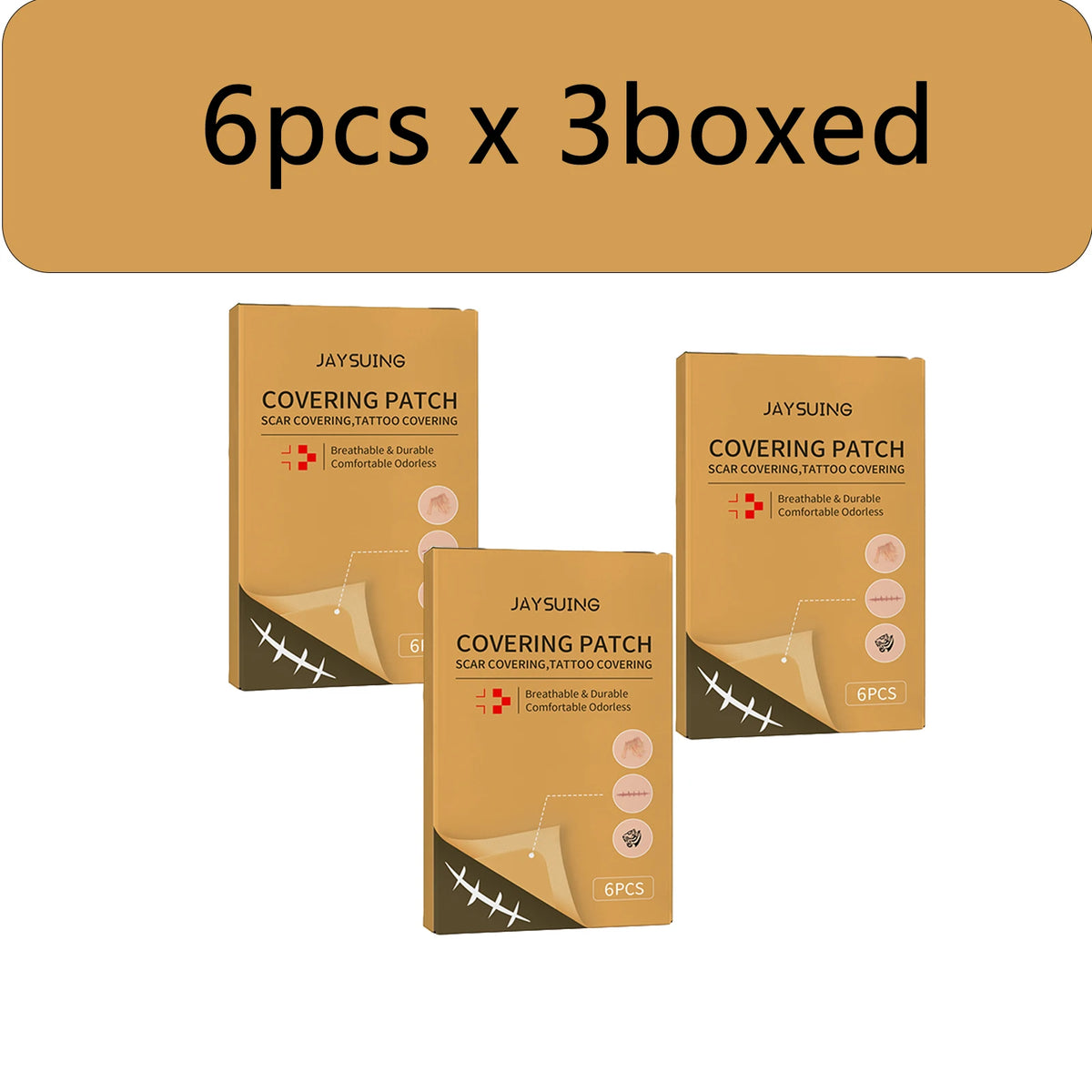 5-Pack Invisible Concealer Stickers – Waterproof & Breathable Skin Concealer Stickers Qst 6pcs x 3boxed