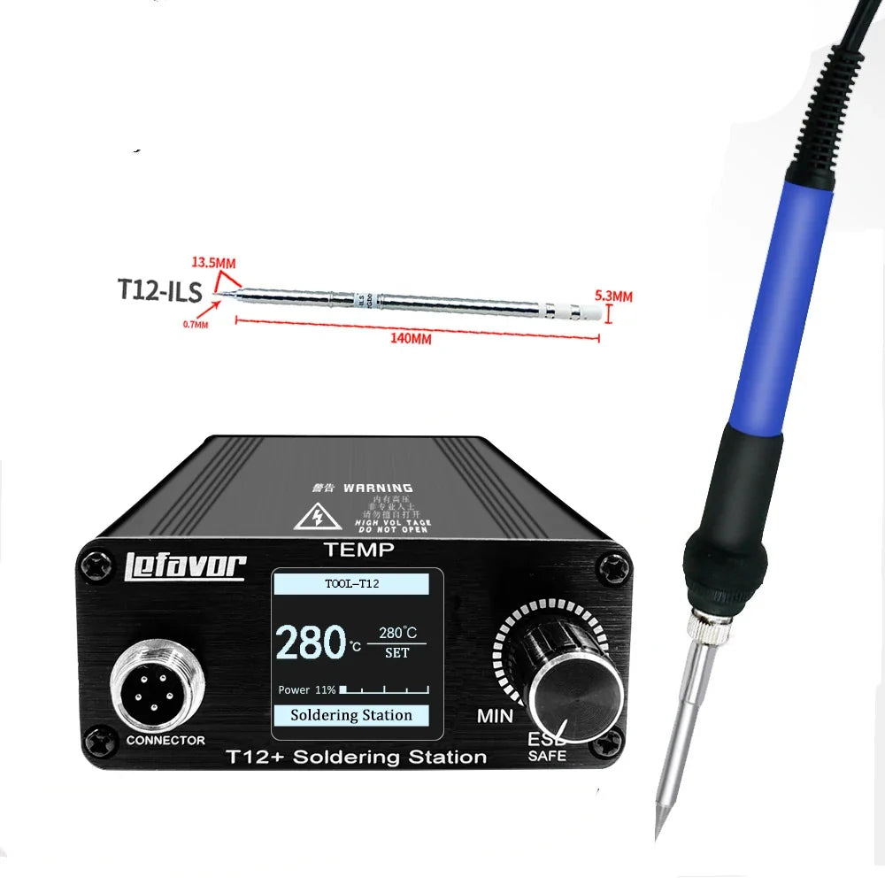 T12 75W Digital Soldering Iron Rework Station | Temp Control Soldering Rework Station Qme