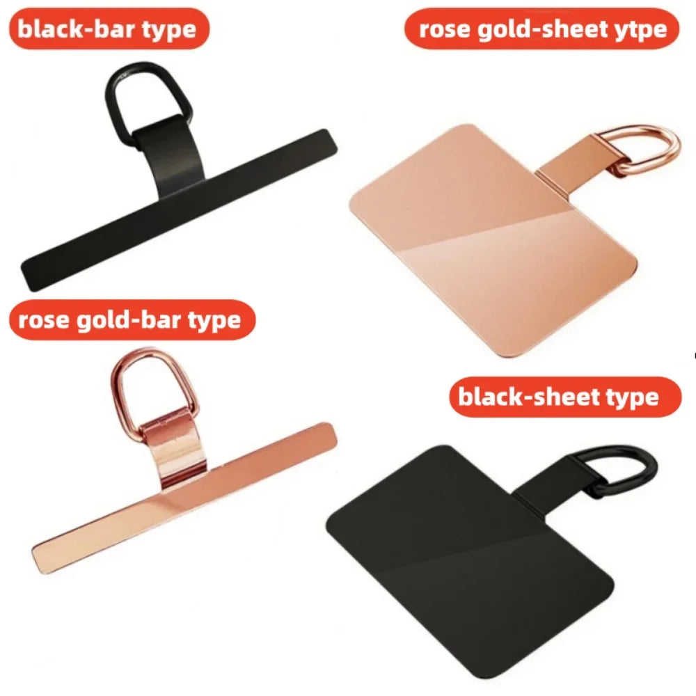 Stainless Steel Ultrathin Phone Lanyard Connector Clip | Qme Phone Lanyard Clip Qme