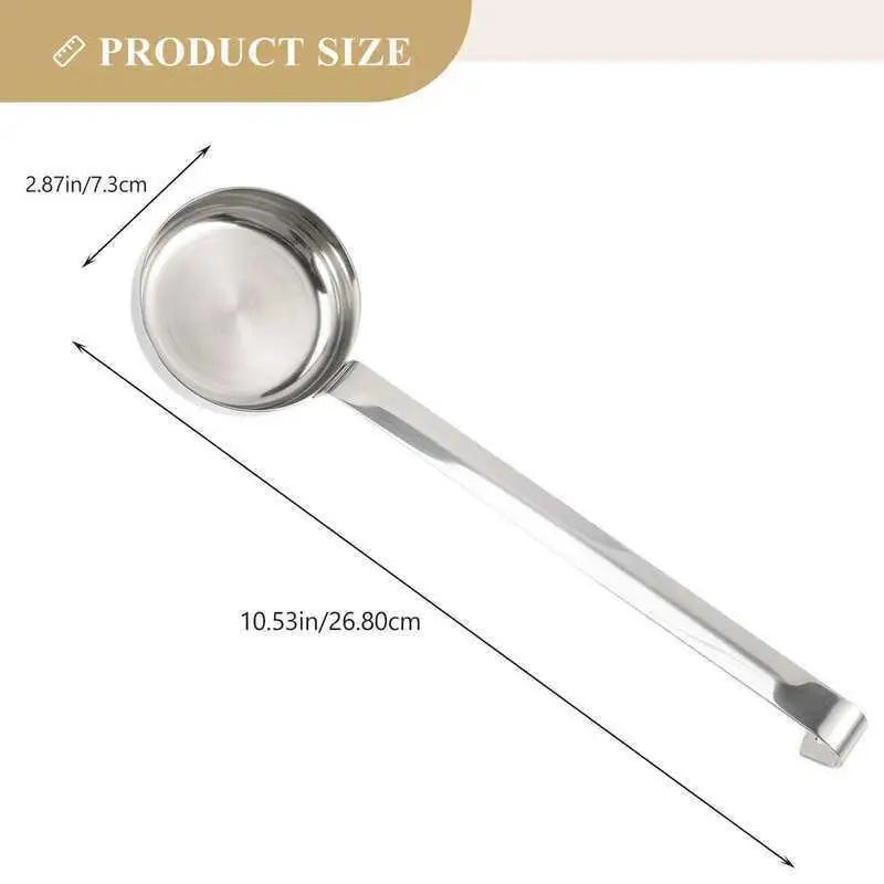 Stainless Steel Pizza Sauce Spoon & Spreading Tool | 10.5" Kitchen Sauce Spoon Qme