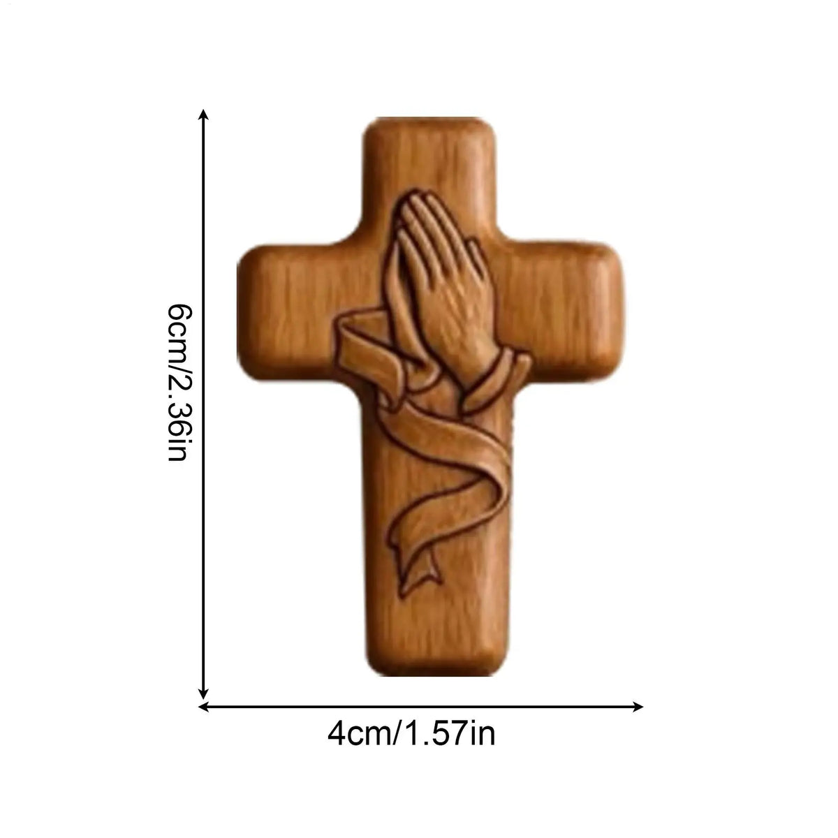 Handmade Clinging Cross – Portable Devotional Crucifix Gift Devotional Cross Qme