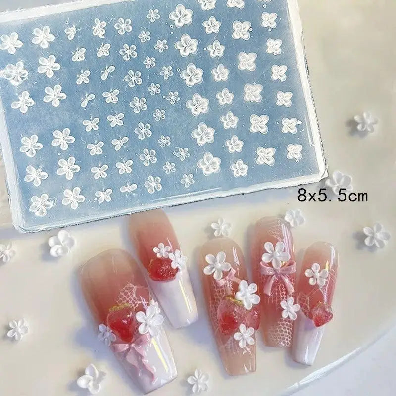 3D Fruit Flower Silicone Nail Mold – DIY Nail Art Template Nail Art Mold Qst A18