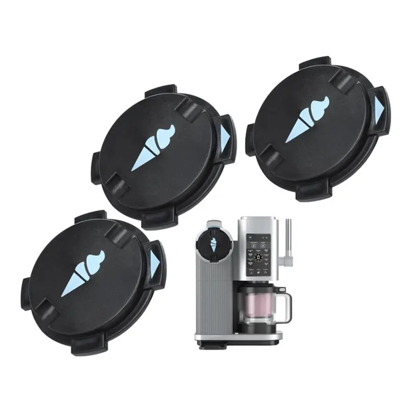 3-Pack Dustproof Seal Lids for Ninja NC701 Ice Cream Maker Ice Cream Maker Lid Qst