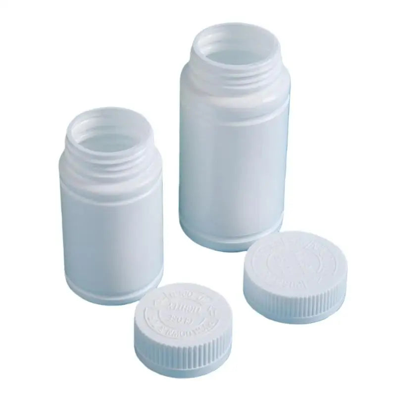 HDPE Plastic Pill Vials & Powder Containers 10pcs Seal Pill & Powder Vials Qme