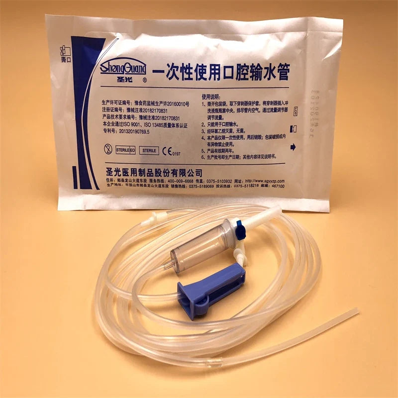 NOUVAG Compatible 10-Pc Disposable Single Spike Infiltration Tubing Infiltration Tubing Set Qme