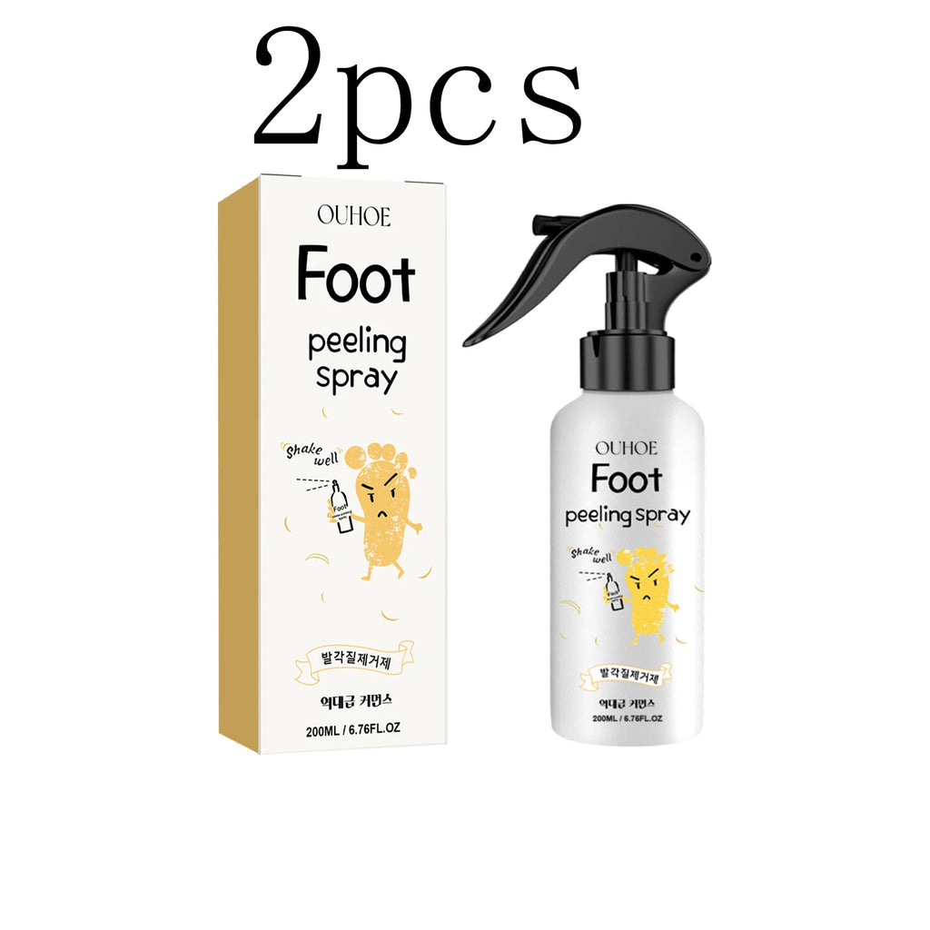 Foot Exfoliating Spray – 72H Moisture Lock & Callus Softener Foot Care Spray Qst 2pcs