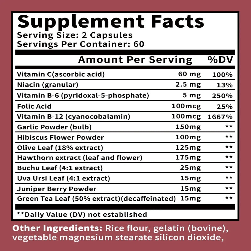 Xemenry BP Support Supplement – Heart & Brain Health, 120 Caps Dietary Supplement Qst