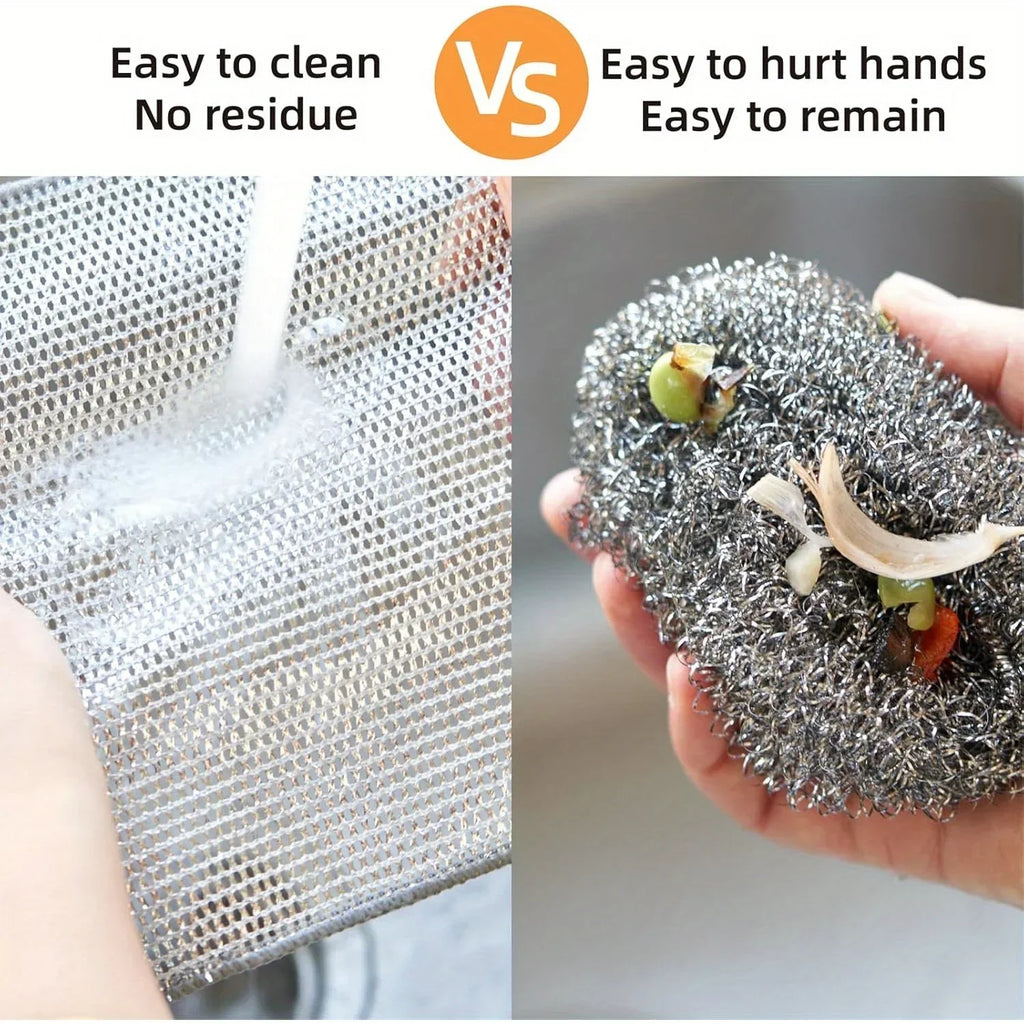 Multipurpose Mesh Microfiber Cleaning Cloths – Wet & Dry Rags Microfiber Cleaning Cloth Qme