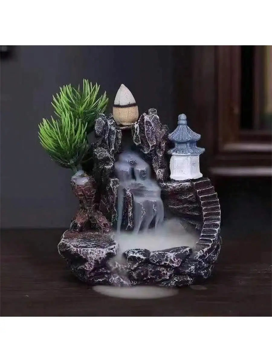 Resin Backflow Incense Burner – Smoke Reflux Home Décor Backflow Incense Burner Qme
