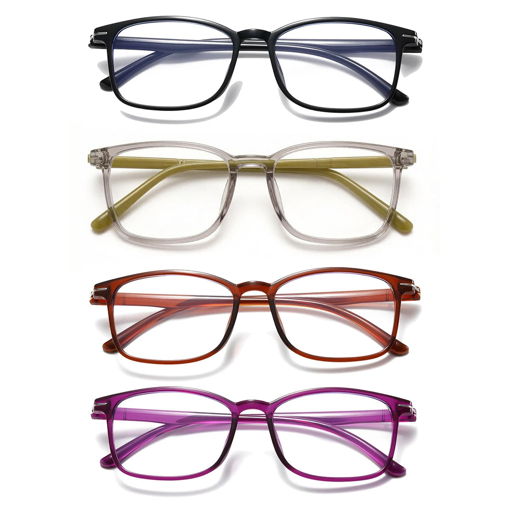VOPHA Rectangle Blue Light Blocking Reading Glasses Unisex Reading Glasses Qst