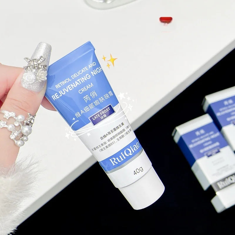 Retinol Vitamin E Night Cream – Smooth Fine Lines & Wrinkles Anti-Aging Night Cream Qme
