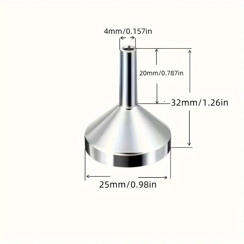 Perfume & Essential Oil Filling Funnel Set – 5 Pcs | Qme Liquid Filling Funnel Qme