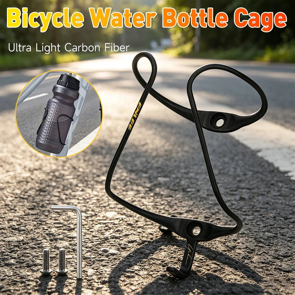 Carbon Fiber Bicycle Water Bottle Cage – Ultra Light 9.2g Bicycle Bottle Cage Qme