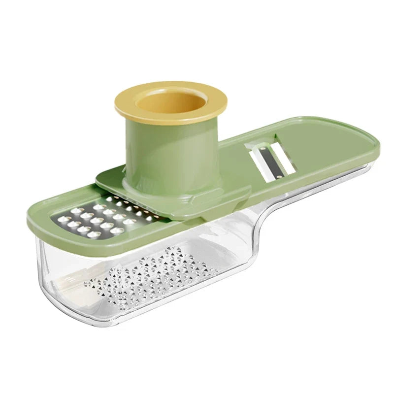 Mini Garlic Grinder & Chopper – Stainless Steel Spice Press Garlic Grinder Tool Qme Green
