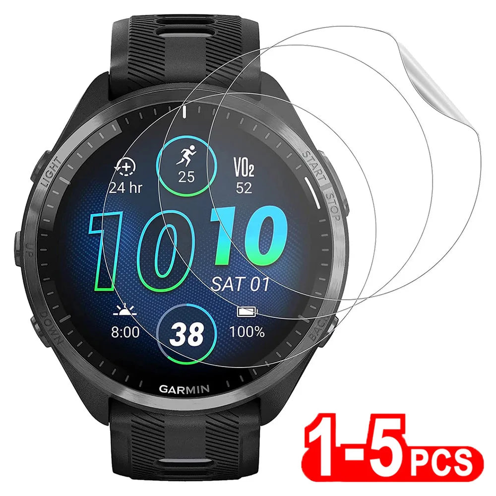 Hydrogel Screen Protector Film – Garmin Forerunner 965 955 265 255 Watch Screen Protector Qme