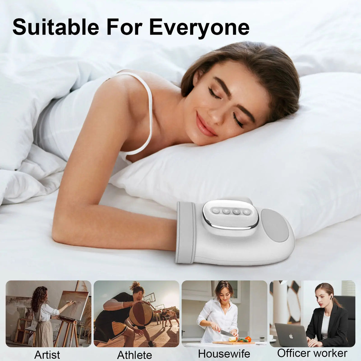 VIMYSHOW Hand Massager – Airbag Compression & Kneading Hand Massager Qst