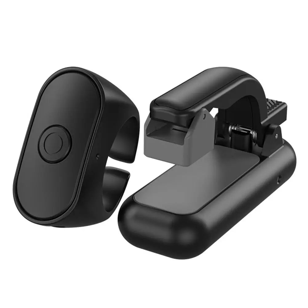 Portable eBook Page Turner – Wireless Kindle Remote Controller eBook Page Turner Remote Qme black