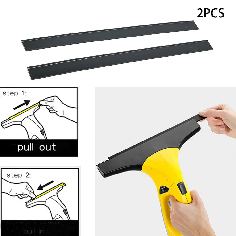 Kärcher WV50 WV60 WV70 WV75 Replacement Rubber Wiper Lips 280mm Window Vac Replacement Qme