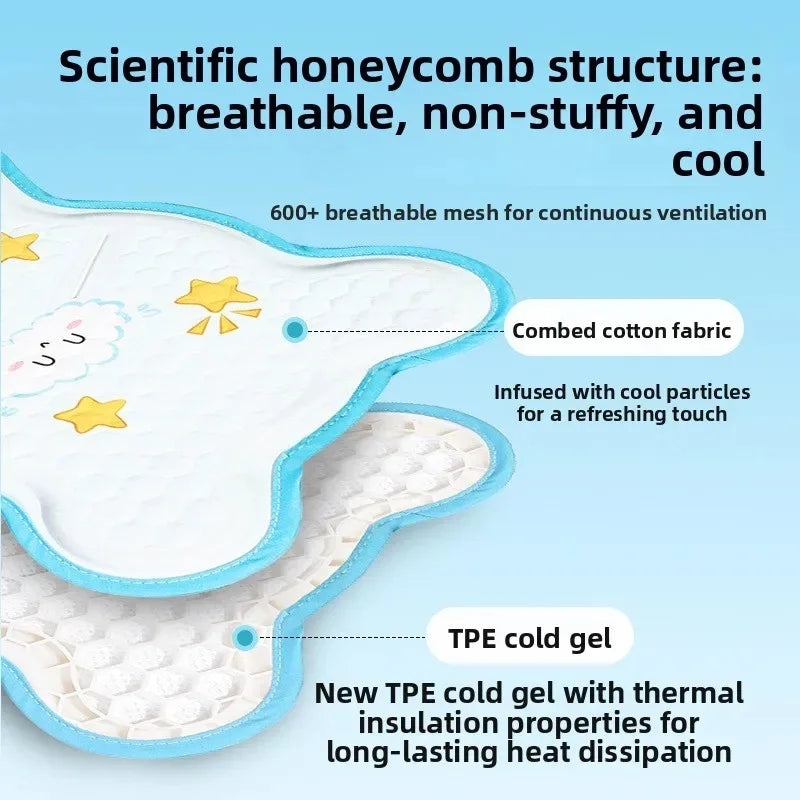 Baby Stroller Cooling Mat – Ventilated Summer Pram Cushion Stroller Cooling Pad Qst