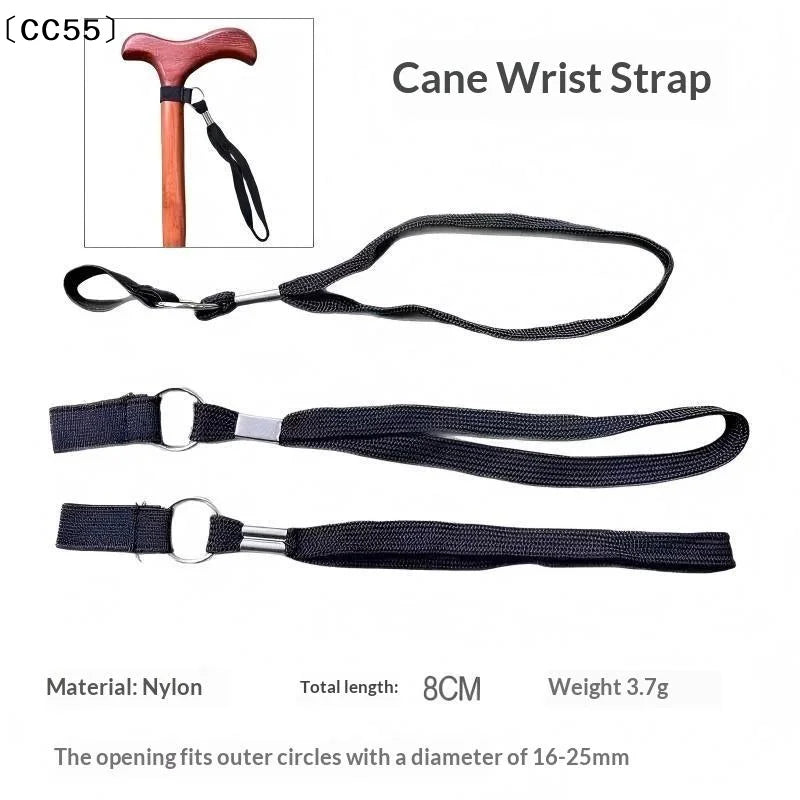 Elastic Wrist Strap Lanyard for Walking Canes & Trekking Poles Cane Wrist Strap Qst