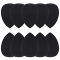 Black Soft Makeup Sponge Powder Blender Applicator Set Makeup Sponge Blender Qme 10PCS-A