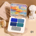 5-Color Solid Gel Palette | Japanese Nail Art Mud Paint Kit Nail Art Gel Palette Qme 01