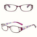 2-Pack Women's Blue Light Blocking Reading Glasses +1.0–+3.0 Reading Glasses Qst 250 2PC-Purple