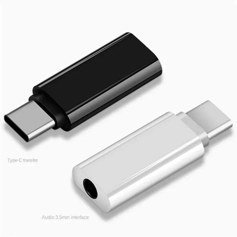 USB-C to 3.5mm Audio Adapter | Headphone & Aux Converter USB-C Audio Adapter Qme white