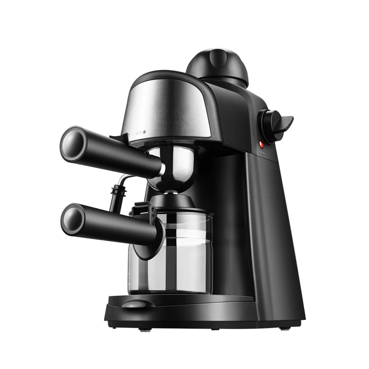 HAOYUNMA Semi-Automatic Espresso Machine & Steam Frother Espresso Machine Qst black EU