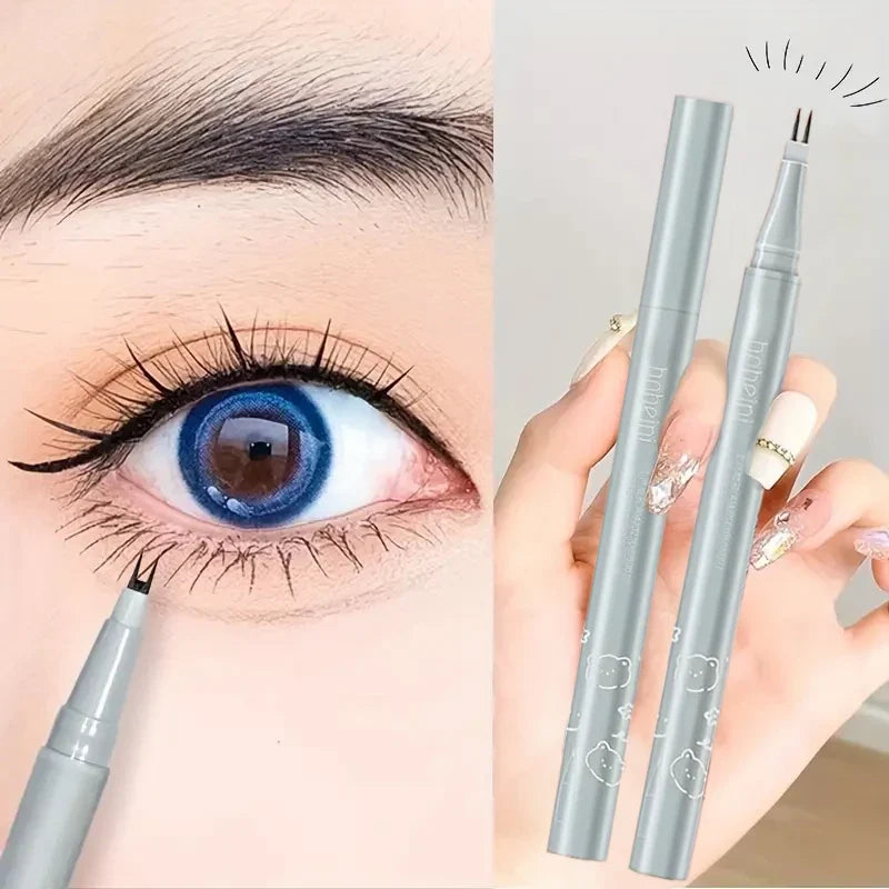 Double-Claw Ultra-Fine Liquid Eyeliner & Eyebrow Pencil Liquid Eyeliner Pencil Qme