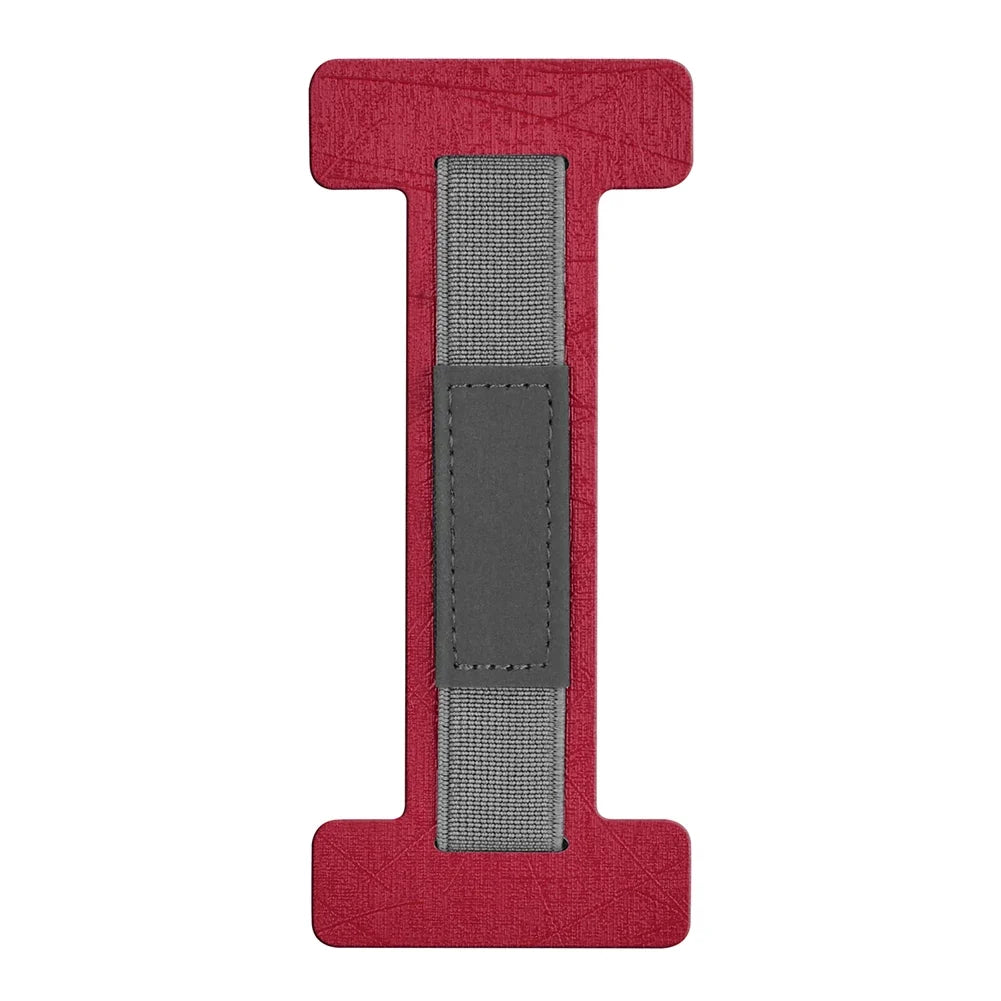 Universal Anti-Slip Finger Sling Tablet Grip Strap | 6–8 Inch Tablet Grip Strap Qme Red