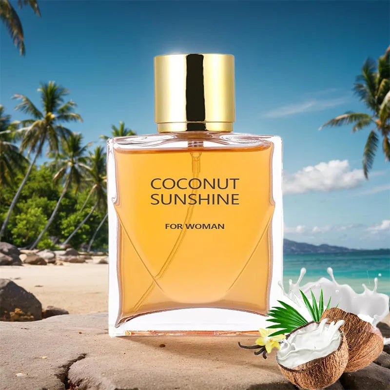 Coconut Vanilla Women's EDT Spray 60ml – Fresh Fruity Perfume Women's Eau de Toilette Qme Coconut 60ml