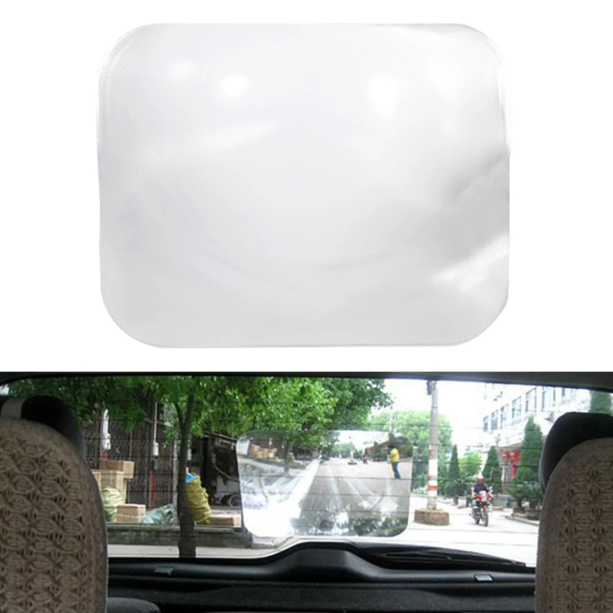 Wide Angle Rear View Lens Car Window Sticker – Parking Aid Car Parking Lens Qme