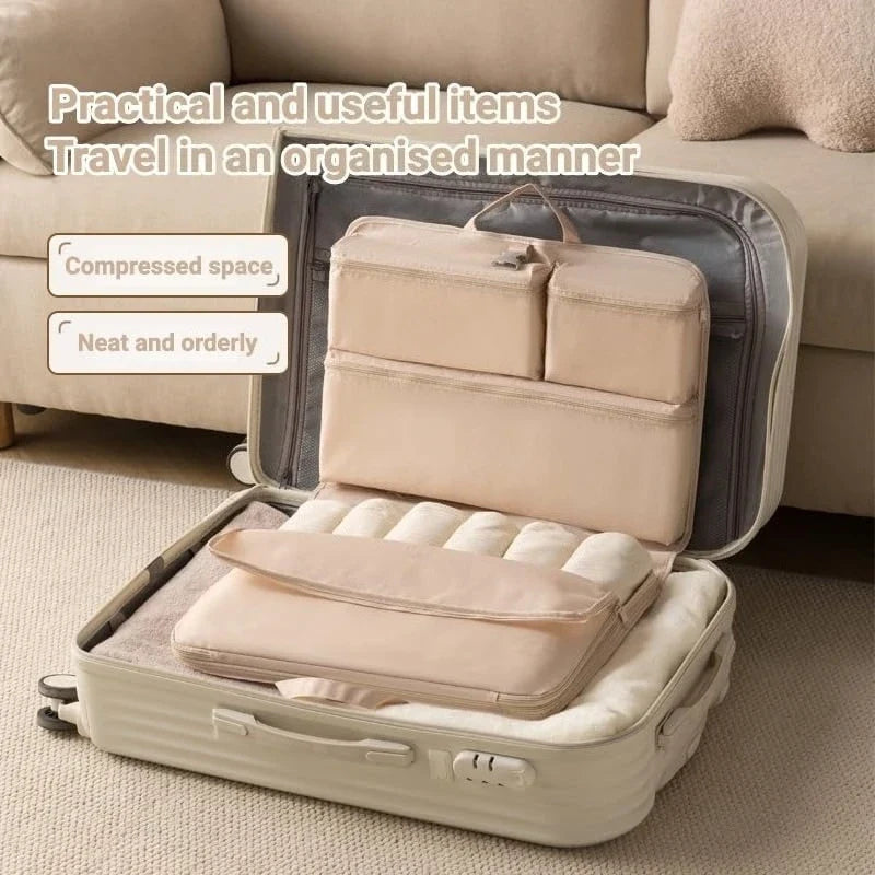 6-in-1 Foldable Travel Storage Bags – Portable Clothes Organizer Travel Packing Organizer Qme