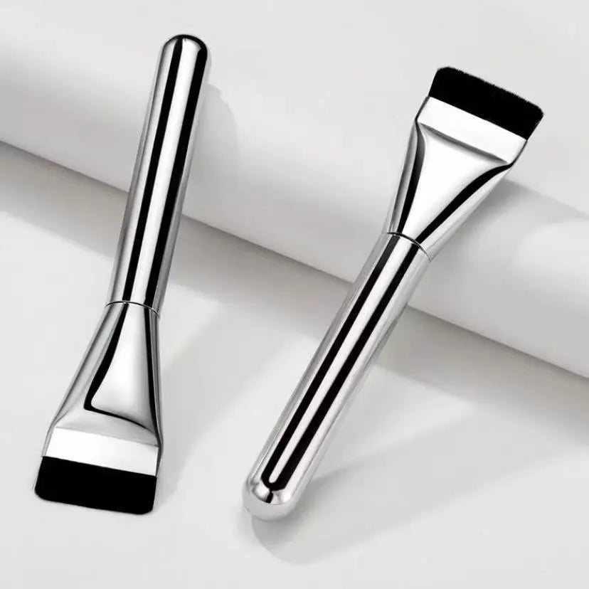 Ultra Thin Flat Foundation & Concealer Brush – Soft Wool Fiber Foundation Makeup Brush Qme